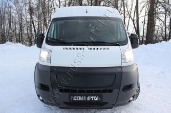 4 899 р. Решётка радиатора RA (зимний вариант, 250 кузов, заготовка) Peugeot Boxer 250 (2006-2014) (Поверхность глянец (под окраску), Неокрашенная)  с доставкой в г. Майкоп. Увеличить фотографию 4