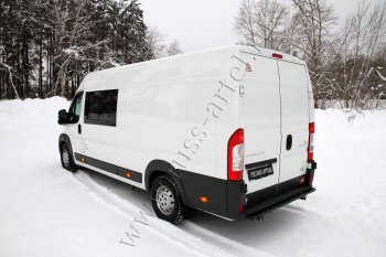 4 599 р. Металлическая защита заднего бампера RA Peugeot Boxer 250 (2006-2014)  с доставкой в г. Майкоп. Увеличить фотографию 4