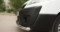18 299 р. Одинарная защита переднего бампера из трубы диаметром 63 мм SLITKOFF Peugeot Expert G9 минивэн дорестайлинг (2007-2013)  с доставкой в г. Майкоп. Увеличить фотографию 3