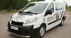 18 299 р. Одинарная защита переднего бампера из трубы диаметром 63 мм SLITKOFF Peugeot Expert G9 минивэн дорестайлинг (2007-2013)  с доставкой в г. Майкоп. Увеличить фотографию 4