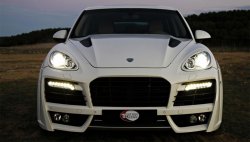 42 299 р. Пластиковый капот TECHART MAGNUM Porsche Cayenne 958 (2010-2014) (Неокрашенный)  с доставкой в г. Майкоп. Увеличить фотографию 3