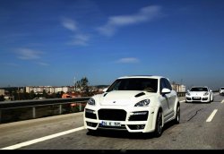 42 299 р. Пластиковый капот TECHART MAGNUM Porsche Cayenne 958 (2010-2014) (Неокрашенный)  с доставкой в г. Майкоп. Увеличить фотографию 4