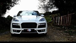42 299 р. Пластиковый капот TECHART MAGNUM Porsche Cayenne 958 (2010-2014) (Неокрашенный)  с доставкой в г. Майкоп. Увеличить фотографию 5