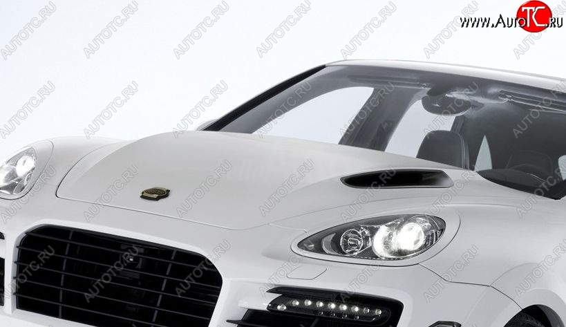 42 299 р. Пластиковый капот TECHART MAGNUM Porsche Cayenne 958 (2010-2014) (Неокрашенный)  с доставкой в г. Майкоп