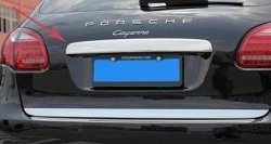 14 399 р. Накладка на крышку багажника СТ Porsche Cayenne 958 (2010-2014)  с доставкой в г. Майкоп. Увеличить фотографию 2