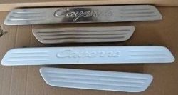22 699 р. Накладки на порожки автомобиля СТ Porsche Cayenne 958 (2010-2014)  с доставкой в г. Майкоп. Увеличить фотографию 3