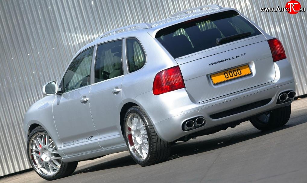 21 499 р. Накладка заднего бампера Gemballa Aero I Porsche Cayenne 955 (2002-2006) (Неокрашенная)  с доставкой в г. Майкоп