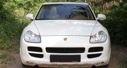 1 399 р. Реснички на фары RA  Porsche Cayenne  955 (2002-2006) (Неокрашенные)  с доставкой в г. Майкоп. Увеличить фотографию 3