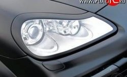 2 299 р. Реснички на фары JE Design Porsche Cayenne 957 (2007-2010) (Неокрашенные)  с доставкой в г. Майкоп. Увеличить фотографию 4