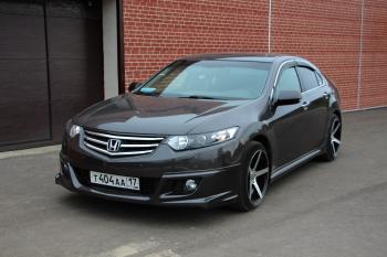 4 949 р. Пороги накладки Mugen  Honda Accord  8 CU (2008-2011) седан дорестайлинг (Неокрашенные)  с доставкой в г. Майкоп. Увеличить фотографию 3