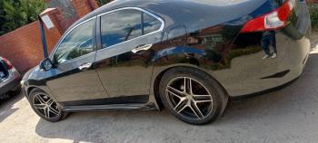 4 949 р. Пороги накладки Mugen  Honda Accord  8 CU (2008-2011) седан дорестайлинг (Неокрашенные)  с доставкой в г. Майкоп. Увеличить фотографию 5
