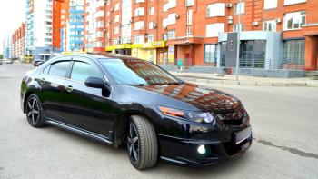 4 949 р. Пороги накладки Mugen  Honda Accord  8 CU (2008-2011) седан дорестайлинг (Неокрашенные)  с доставкой в г. Майкоп. Увеличить фотографию 7
