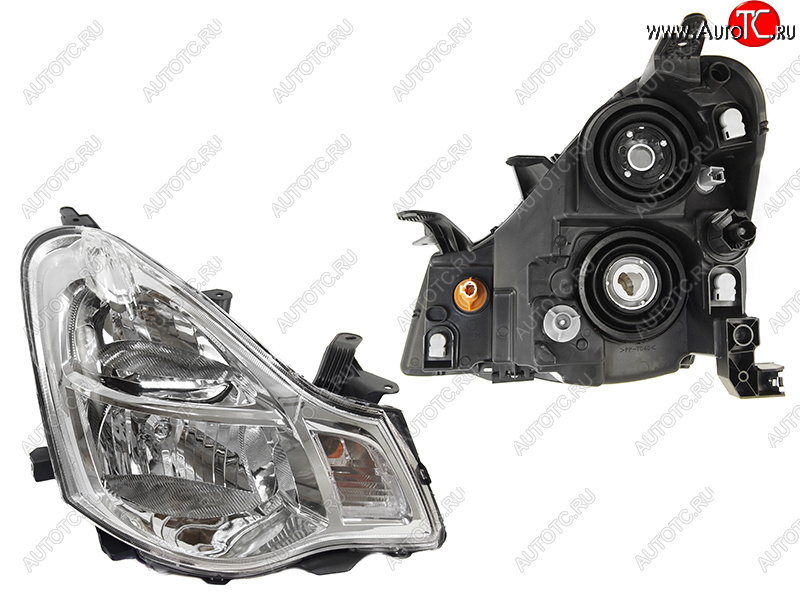 5 199 р. Правая фара передняя SAT Nissan Almera G15 седан (2012-2019)  с доставкой в г. Майкоп