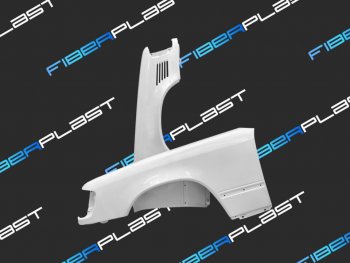 12 989 р. Переднее левое крыло (стеклопластик) Fiberplast  Mercedes-Benz E-Class ( W124,  S124) (1984-1996) седан дорестайлинг, универсал рестайлинг (без жабер)  с доставкой в г. Майкоп. Увеличить фотографию 2