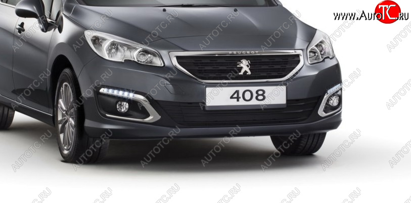 8 799 р. Бампер передний BodyParts Peugeot 408  дорестайлинг (2010-2017) (Неокрашенный)  с доставкой в г. Майкоп