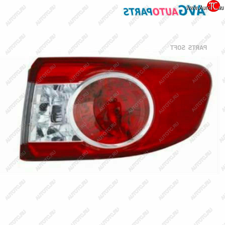 2 199 р. Правый внешний фонарь AVG Toyota Corolla E150 седан дорестайлинг (2006-2010)  с доставкой в г. Майкоп