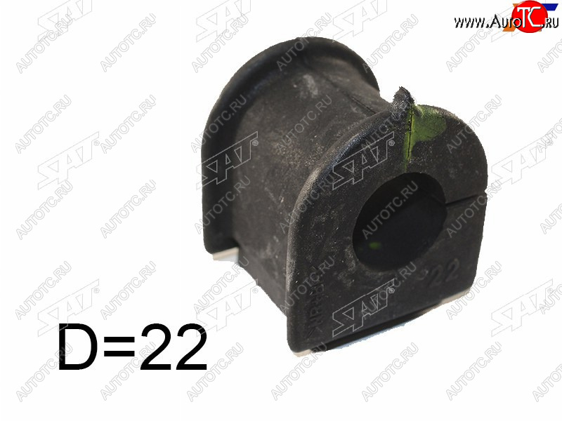 1 499 р. Втулка стабилизатора SAT D=22 RH-LH Toyota Corolla E150 седан рестайлинг (2009-2013)  с доставкой в г. Майкоп