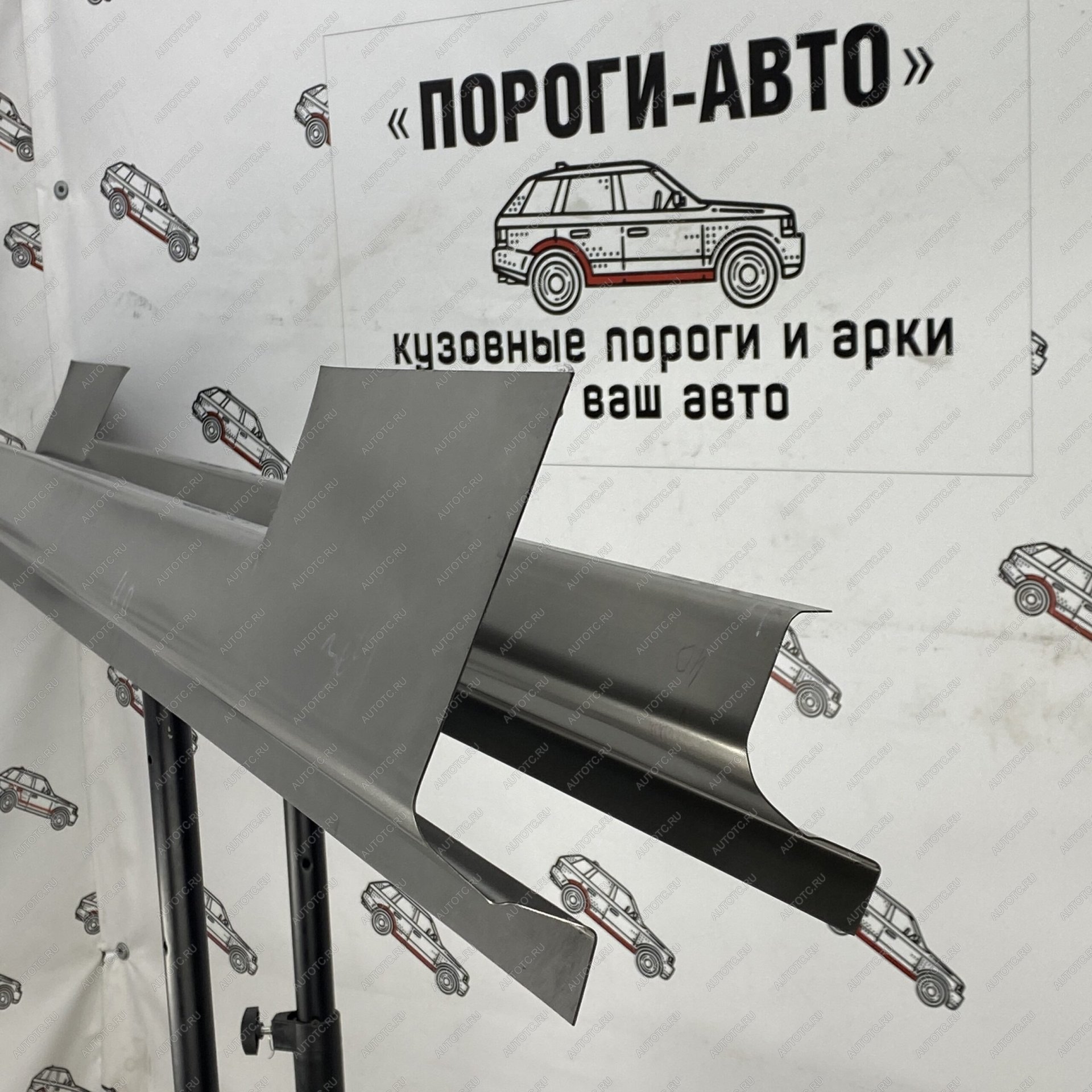 5 649 р. Ремкомплект порогов (2 шт.) Пороги-Авто  Honda Civic  FD (2005-2011) седан дорестайлинг, седан рестайлинг (Холоднокатанная сталь 1 мм)  с доставкой в г. Майкоп