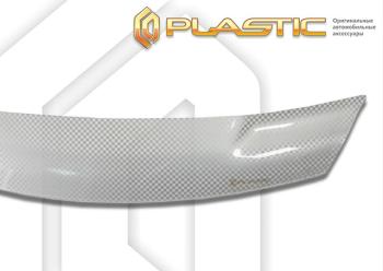 2 299 р. Дефлектор капота CA-Plastic  Лада Веста  SW 2181 - Веста Кросс  SW 2181 (Шелкография серебро)  с доставкой в г. Майкоп. Увеличить фотографию 2