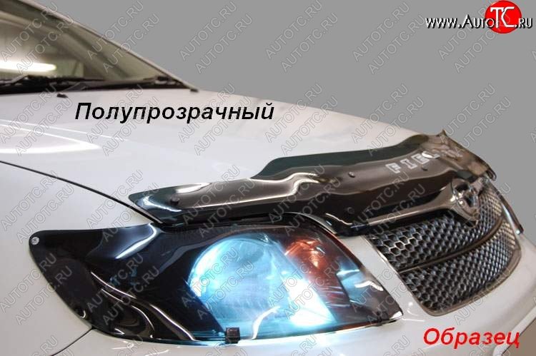 1 999 р. Защита фар CA-Plastic  Honda Jazz (2001-2008) (Classic полупрозрачный)  с доставкой в г. Майкоп