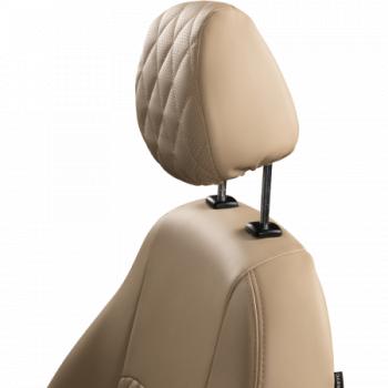 7 299 р. Комплект чехлов для сидений (ЦЗС Илана+Орегон) ТУРИН ст РОМБ Lord Autofashion  Лада нива 4х4  2121 (2019-2021) Урбан (бежевый, вставка бежевая, строчка бежевая)  с доставкой в г. Майкоп. Увеличить фотографию 2
