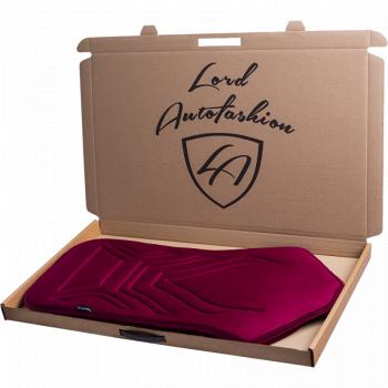 2 599 р. Накидка на сиденье (1 место Афины) ЛЮКС ст АЛЬБИОН Lord Autofashion   (бордовый, строчка бордовая)  с доставкой в г. Майкоп. Увеличить фотографию 10