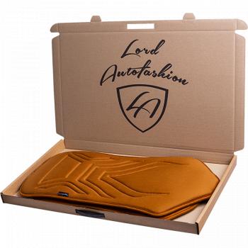 2 599 р. Накидка на сиденье (1 место Афины) ЛЮКС ст АЛЬБИОН Lord Autofashion   (бронза, строчка светло-коричневая)  с доставкой в г. Майкоп. Увеличить фотографию 8