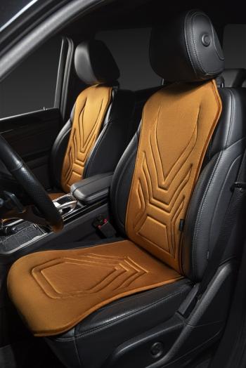 2 599 р. Накидка на сиденье (1 место Афины) ЛЮКС ст АЛЬБИОН Lord Autofashion   (бронза, строчка светло-коричневая)  с доставкой в г. Майкоп. Увеличить фотографию 9
