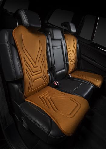 2 599 р. Накидка на сиденье (1 место Афины) ЛЮКС ст АЛЬБИОН Lord Autofashion   (бронза, строчка светло-коричневая)  с доставкой в г. Майкоп. Увеличить фотографию 2