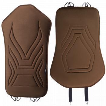 2 199 р.  Накидка на сиденье (1 место Афины) ЛЮКС ст АЛЬБИОН Lord Autofashion   (коричневый, строчка коричневая)  с доставкой в г. Майкоп. Увеличить фотографию 9