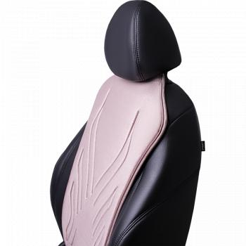 2 599 р. Накидка на сиденье (1 место Афины) ЛЮКС ст АЛЬБИОН Lord Autofashion   (розовый, строчка розовая)  с доставкой в г. Майкоп. Увеличить фотографию 2