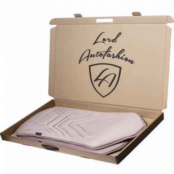 2 599 р. Накидка на сиденье (1 место Афины) ЛЮКС ст АЛЬБИОН Lord Autofashion   (розовый, строчка розовая)  с доставкой в г. Майкоп. Увеличить фотографию 7