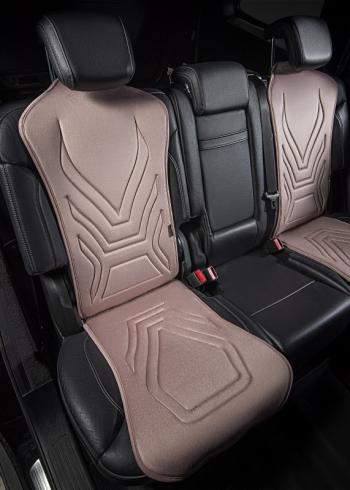 2 599 р. Накидка на сиденье (1 место Афины) ЛЮКС ст АЛЬБИОН Lord Autofashion   (розовый, строчка розовая)  с доставкой в г. Майкоп. Увеличить фотографию 8