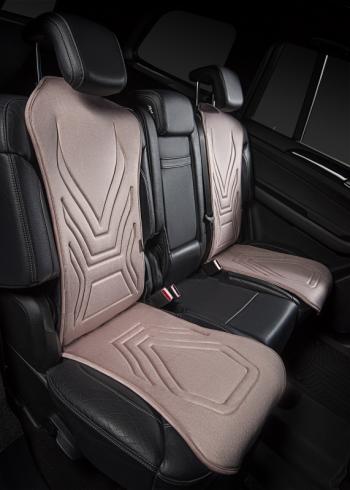 2 599 р. Накидка на сиденье (1 место Афины) ЛЮКС ст АЛЬБИОН Lord Autofashion   (розовый, строчка розовая)  с доставкой в г. Майкоп. Увеличить фотографию 9