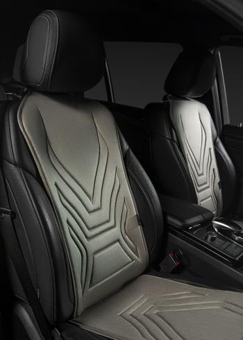 2 599 р. Накидка на сиденье (1 место Афины) ЛЮКС ст АЛЬБИОН Lord Autofashion   (серый, строчка серая)  с доставкой в г. Майкоп. Увеличить фотографию 9