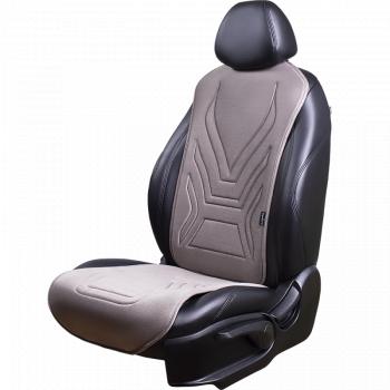 Накидка на сиденье (1 место Афины) ЛЮКС ст АЛЬБИОН Lord Autofashion  (серый, строчка серая)
