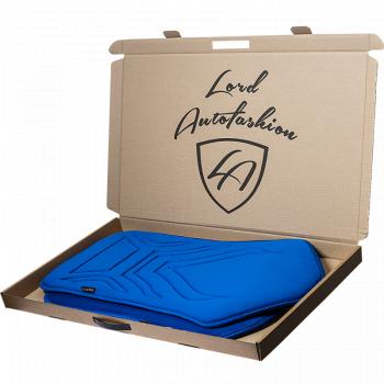 2 599 р. Накидка на сиденье (1 место Афины) ЛЮКС ст АЛЬБИОН Lord Autofashion   (синий, строчка темно-синяя)  с доставкой в г. Майкоп. Увеличить фотографию 9