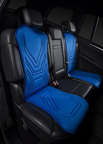 2 599 р. Накидка на сиденье (1 место Афины) ЛЮКС ст АЛЬБИОН Lord Autofashion   (синий, строчка темно-синяя)  с доставкой в г. Майкоп. Увеличить фотографию 11