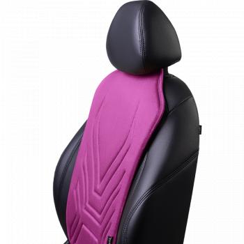 2 599 р. Накидка на сиденье (1 место Афины) ЛЮКС ст АЛЬБИОН Lord Autofashion   (фуксия, строчка темно-лиловая)  с доставкой в г. Майкоп. Увеличить фотографию 3