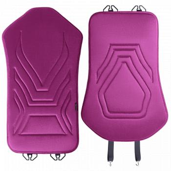 2 599 р. Накидка на сиденье (1 место Афины) ЛЮКС ст АЛЬБИОН Lord Autofashion   (фуксия, строчка темно-лиловая)  с доставкой в г. Майкоп. Увеличить фотографию 4