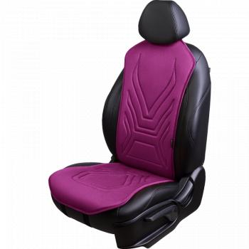 Накидка на сиденье (1 место Афины) ЛЮКС ст АЛЬБИОН Lord Autofashion  (фуксия, строчка темно-лиловая)