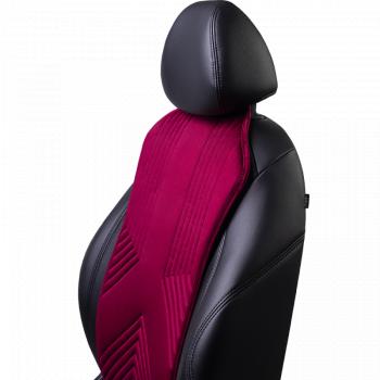 2 199 р. Накидка на сиденье (1 место Афины) ЛЮКС ст ВАН ВЭЙ Lord Autofashion   (бордовый, строчка бордовая)  с доставкой в г. Майкоп. Увеличить фотографию 2