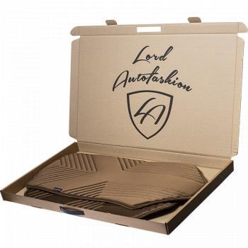 2 599 р. Накидка на сиденье (1 место Афины) ЛЮКС ст ВАН ВЭЙ Lord Autofashion   (коричневый, строчка коричневая)  с доставкой в г. Майкоп. Увеличить фотографию 7