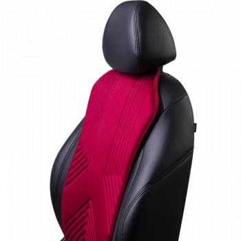2 599 р. Накидка на сиденье (1 место Афины) ЛЮКС ст ВАН ВЭЙ Lord Autofashion   (красный, строчка темно-красный)  с доставкой в г. Майкоп. Увеличить фотографию 8