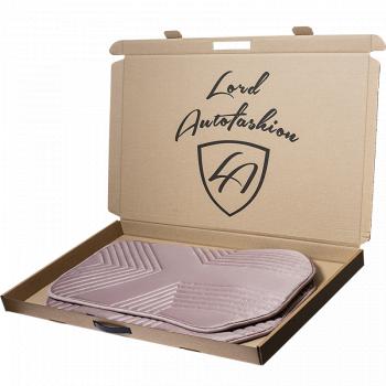 2 599 р. Накидка на сиденье (1 место Афины) ЛЮКС ст ВАН ВЭЙ Lord Autofashion   (розовый, строчка розовая)  с доставкой в г. Майкоп. Увеличить фотографию 7