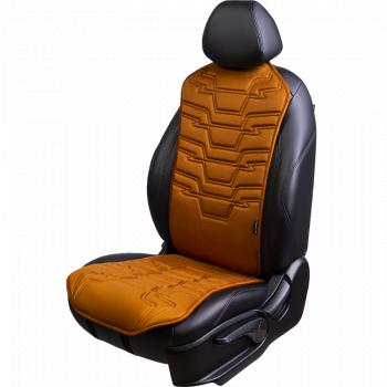 Накидка на сиденье (1 место Афины) ЛЮКС ст ФОРТ Lord Autofashion  (бронза, строчка светло-коричневая)