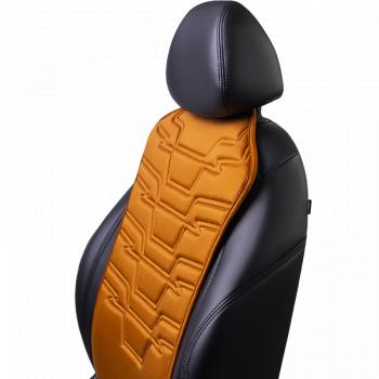 2 599 р. Накидка на сиденье (1 место Афины) ЛЮКС ст ФОРТ Lord Autofashion   (бронза, строчка светло-коричневая)  с доставкой в г. Майкоп. Увеличить фотографию 8