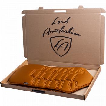 2 599 р. Накидка на сиденье (1 место Афины) ЛЮКС ст ФОРТ Lord Autofashion   (бронза, строчка светло-коричневая)  с доставкой в г. Майкоп. Увеличить фотографию 9
