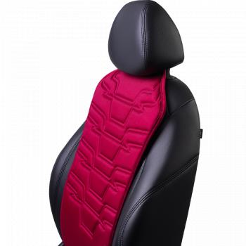 2 599 р. Накидка на сиденье (1 место Афины) ЛЮКС ст ФОРТ Lord Autofashion   (красный, строчка темно-красная)  с доставкой в г. Майкоп. Увеличить фотографию 9
