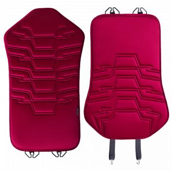 2 599 р. Накидка на сиденье (1 место Афины) ЛЮКС ст ФОРТ Lord Autofashion   (красный, строчка темно-красная)  с доставкой в г. Майкоп. Увеличить фотографию 11